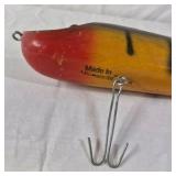 Vintage Lazy Ike Fishing Lure – Minnesota Made Wooden Design