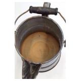 Vintage Gray Speckled Enamel Coffee Pot – Graniteware with Swinging Bail Handle