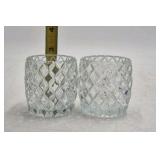 Vintage Clear Glass Votive Holders