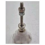 Vintage Porcelain Rose Drawer Knobs