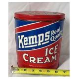 Vintage Kemps Ice Cream One Gallon Tin