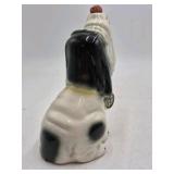 Vintage Ceramic Booze Hound Dog Figurine – Howling Basset with Barrel