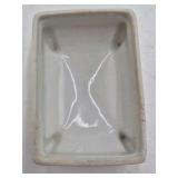 Vintage Porcelain Trinket Box – Floral Rose Pattern with Gold Trim