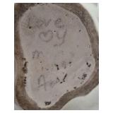 Vintage Ceramic Lady Figurine Planter – Red Hair Green Dress Accents