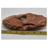 Vintage handcrafted stone oil candle