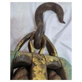 Vintage Block and Tackle Pulley System