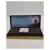 The Matthew Mint 9/11 10th Anniversary Tribute Set – 4 Colorized Coins in Display Box