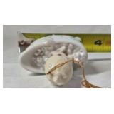 1987 Precious Moments He Cleansed My Soul Ornament – Enesco Porcelain Bathtub Design