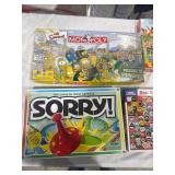 Assorted Board Games and Puzzle Lot