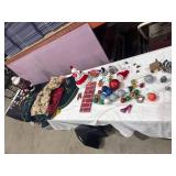 Assorted Christmas Decorations Lot