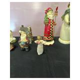 Assorted Christmas Figurines Lot