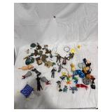 Assorted Plastic Action Figures & Toys