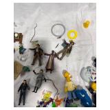 Assorted Plastic Action Figures & Toys