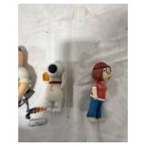 Family Guy Character Figurines Lot