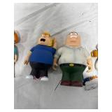 Family Guy Character Figurines Lot