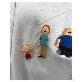 Family Guy Character Figurines Lot