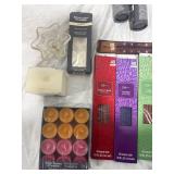 Assorted Incense and Candles Lot
