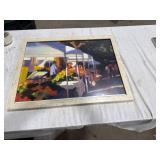 Framed Abstract Artwork