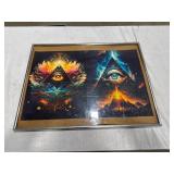 Psychedelic All-Seeing Eye Poster