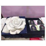 Rose and Pop-Art Dog Wall Art