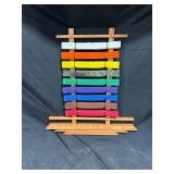 Wooden Martial Arts Belt Display