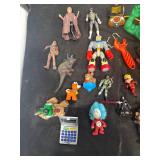 Assorted Plastic Action Figures & Toys