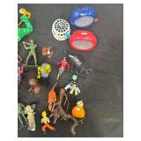 Assorted Plastic Action Figures & Toys