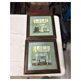 Framed Bathroom Wall Art Set