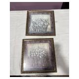 Framed Floral Prints (Pair)