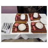 Dining Set & Cutlery Lot