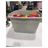 Large Plastic Building Blocks Set