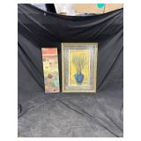 Two Framed Art Pieces