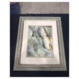 Framed Violin Butterfly Artwork