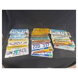 Assorted US License Plates Lot