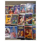 Large Disney VHS Tape Lot