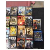 Mixed DVD & Blu-ray Movie Lot