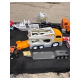 Assorted Plastic Toy Vehicles Lot