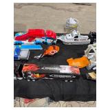 Assorted Plastic Toy Vehicles Lot