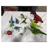 Plastic Dinosaur Action Figures Lot