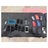 Mixed Lot of Smartphones and Cases
