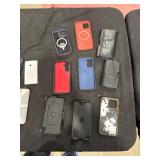 Mixed Lot of Smartphones and Cases