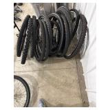 Assorted Bicycle Parts Lot