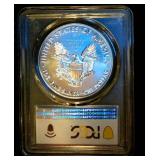 MS70 2020-S Emergency Issue American Silver Eagle, First Day of Issue