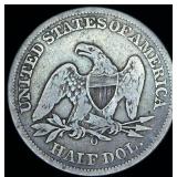 1859-O Seated Liberty Half Dollar, Fine, Original Surfaces