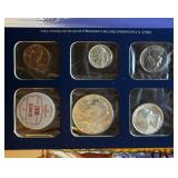 1964 P & D Mint Sets in Near New Original Display with New York Stamp