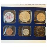 1964 P & D Mint Sets in Near New Original Display with New York Stamp