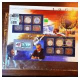 1964 P & D Mint Sets in Near New Original Display with New York Stamp