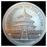 2013 1oz .999 Silver Round, Year of the Dragon, Tougher Find