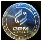 1oz .999 Silver OPM Metals Round