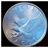 1/2 oz .999 Silver Sunshine Minting Round